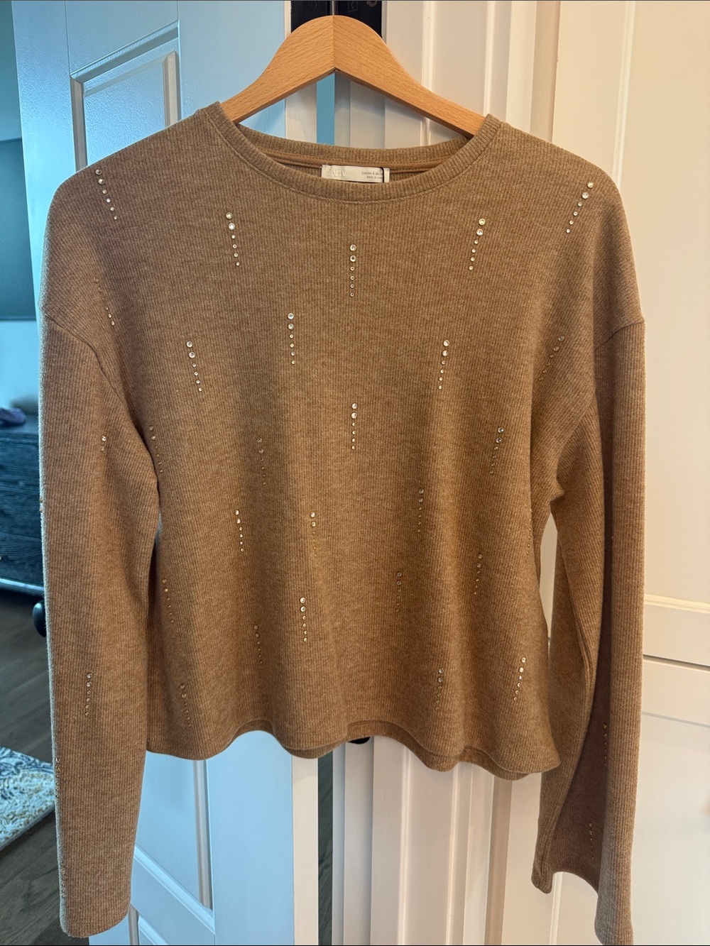 NWT Zara Stud Sweater